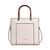 Acrylic & PU Leather Easy Matching Handbag attached with hanging strap Lichee Grain PC