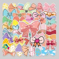 Pressure-Sensitive Adhesive & PVC Decorative Sticker for home decoration & waterproof bowknot pattern mixed colors Bag