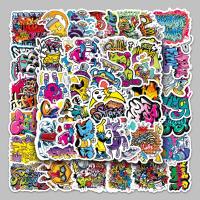 Drukgevoelige lijm & Pvc Decoratieve sticker gemengde kleuren Zak
