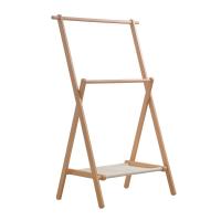 Solid Wood Multifunction Clothes Hanging Rack  PC
