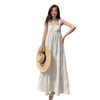 Polyester long style Slip Dress & loose Solid PC