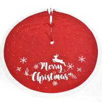 Acrylic Christmas Tree Skirt christmas design red PC