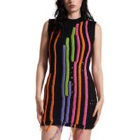 Polyester Sexy Package Robes hip Tricoté plus de couleurs pour le choix pièce