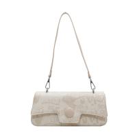 PU Leather Easy Matching Shoulder Bag attached with hanging strap graffiti PC
