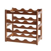 Solid Wood Multilayer Wine Rack durable Solid PC