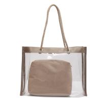 PVC Easy Matching Shoulder Bag large capacity & transparent PC