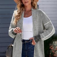 Acrylic Sweater Coat & loose knitted Solid PC