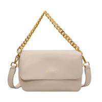 PU Leather Easy Matching Crossbody Bag with chain PC