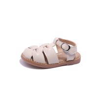 Rubber & Synthetic Leather velcro Girl Sandals & hollow Solid Pair