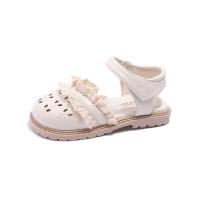 Rubber & Synthetic Leather velcro Girl Sandals & hollow Pair
