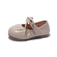 PU Leather with bowknot & velcro Girl Moccasin Gommino Solid Pair