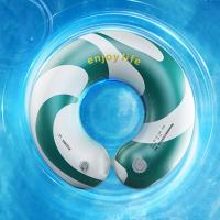 PVC Inflatable Swimming Ring thickening printed letter PC