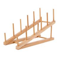 Moso Bamboo Kitchen Drain Rack for storage & durable wood pattern PC