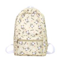 Nylon Backpack durable & Cute & large capacity Puppy Pattern yellow PC