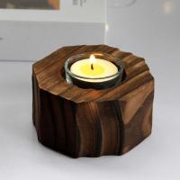 Wood Candle Holder for home decoration handmade PC