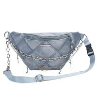 PU Leather Easy Matching Waist Pack sewing thread Argyle PC