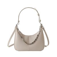 PU Leather Easy Matching Shoulder Bag with chain & attached with hanging strap PC