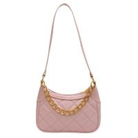 PU Leather Easy Matching Shoulder Bag with chain & attached with hanging strap Argyle PC