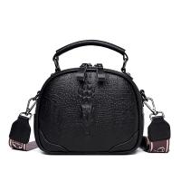 PU Leather hard-surface & Anti-deformation Handbag attached with hanging strap crocodile grain PC