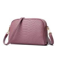 PU Leather Clutch Crossbody Bag Lightweight & attached with hanging strap & waterproof crocodile grain PC