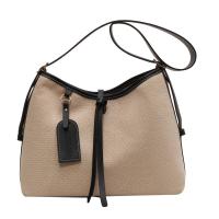 Cloth & PU Leather Easy Matching Shoulder Bag large capacity PC