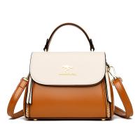 PU Leather hard-surface Handbag large capacity & attached with hanging strap Solid PC