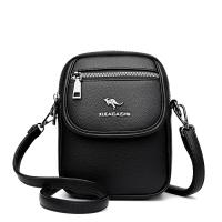 PU Leather Anti-deformation Cell Phone Bag Lightweight & attached with hanging strap Solid PC