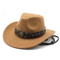 Woollen Cloth windproof Fedora Hat sun protection & thermal & unisex & breathable Solid PC