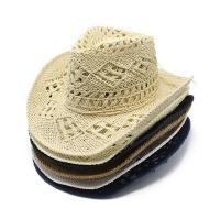 わら サンプロテクション麦わら帽子 織り 単色 選択のためのより多くの色 一つ