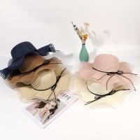 Straw Easy Matching Sun Protection Straw Hat sun protection & for women & breathable weave Solid PC