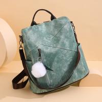 PU Leather Multifunction Backpack anti-theft PC