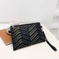 PU Leather Envelope Clutch Bag studded PC