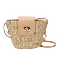 Straw Concise & Easy Matching & Bucket Bag Crossbody Bag Solid PC