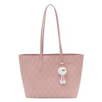 PU Leather Easy Matching Shoulder Bag with hanging ornament & large capacity Argyle PC