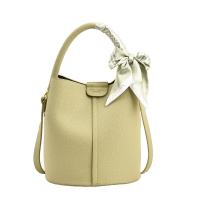PU Leather easy cleaning & Easy Matching Handbag attached with hanging strap Solid PC