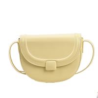 PU Leather Concise & Saddle & Easy Matching Crossbody Bag Solid PC