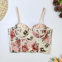Polyester Camisole & skinny printed floral pink PC
