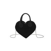 Iron & PU Leather Easy Matching Handbag durable & with rhinestone PC
