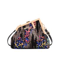 Iron & PU Leather & Sequin Easy Matching Crossbody Bag durable PC