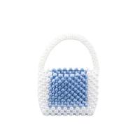 Plastic Easy Matching Handbag durable blue and white PC