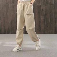 Polyester Slim Women Long Trousers slimming & breathable Solid PC