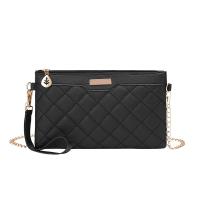 PU Leather Clutch Bag with chain & Lightweight & attached with hanging strap Argyle PC