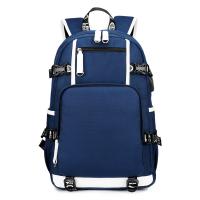 Oxford with hole for headphone Backpack hardwearing & with USB interface & waterproof PC
