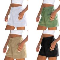 Spandex & Polyester Shorts & with pocket & breathable Solid PC
