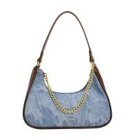 PU Leather & Oxford Easy Matching Shoulder Bag with chain PC