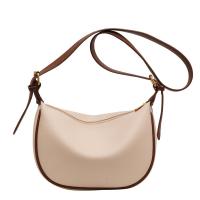 PU Leather Saddle & Easy Matching Shoulder Bag Lichee Grain PC