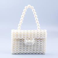 Plastic Easy Matching Handbag durable white PC