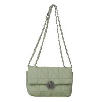 PU Leather Box Bag Crossbody Bag with chain & soft surface Solid PC
