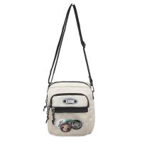 Nylon Easy Matching Crossbody Bag with hanging ornament PC