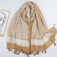 Polyester Women Scarf dustproof & sun protection & thermal printed PC